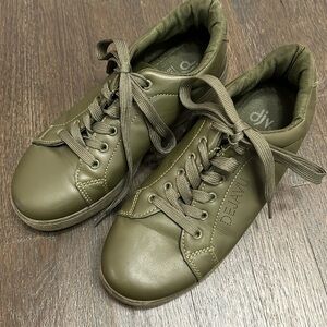 *FROM EGYPT* Dejavu Military Green Shoes